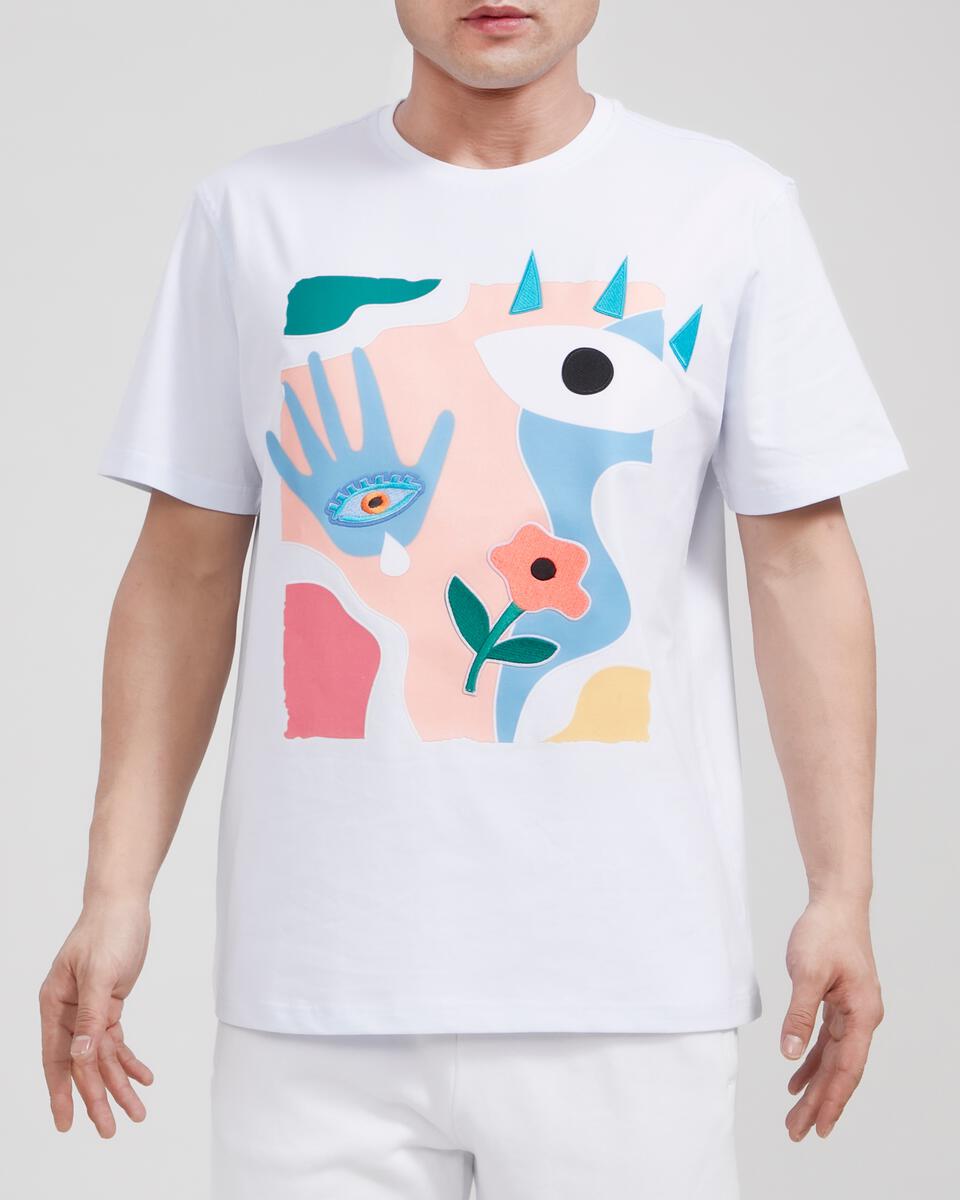 Hamza Art White Shirt