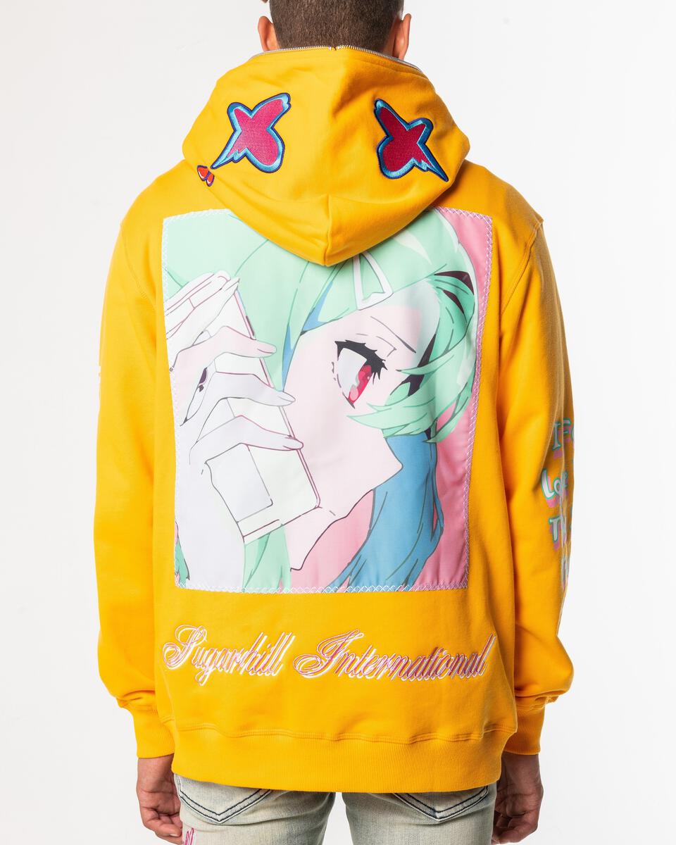 YELLOW REVENGE FULL ZIP HOODIE