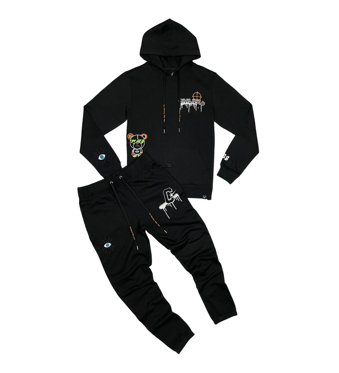Civilized Bear Pullover Set