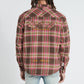 Gala Faces Brown And Pink Flannel