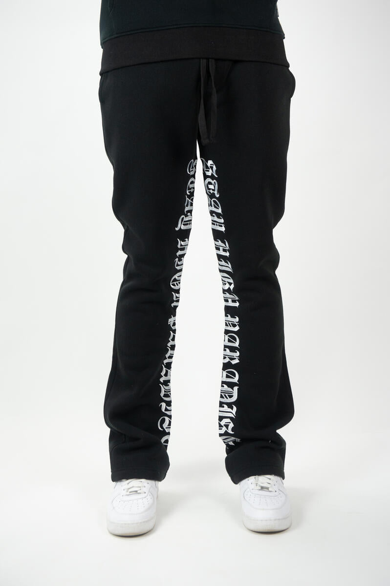 Rebel Minds black Stacked pants