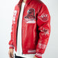 Rebel Minds Red Faux Leather Jacket