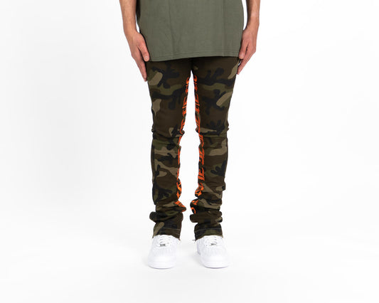 pheelings Against All Odds Flare Stacked Jeans- cameo