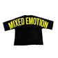 Emotion trapped cropped shirt