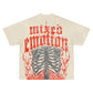 Emotion cropped valentines  shirt