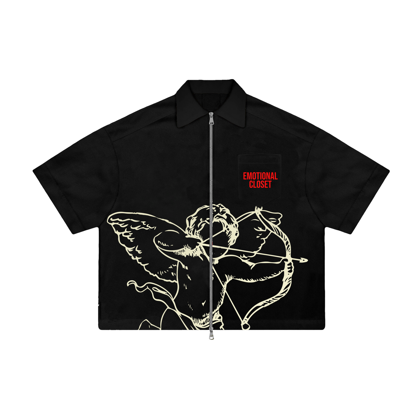 Emotion Angel Cropped Shirt