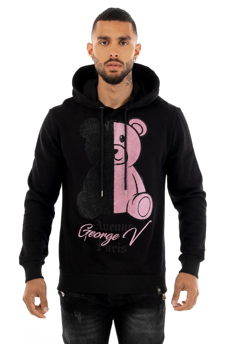 George V Black/Pink Hoodie