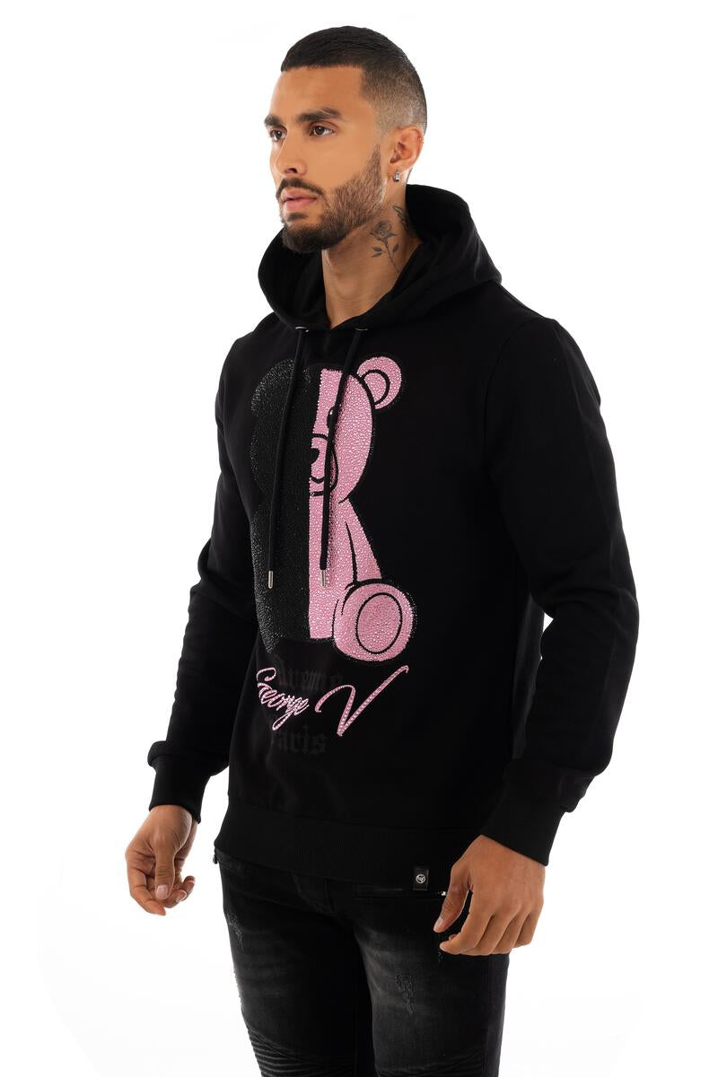 George V Black/Pink Hoodie