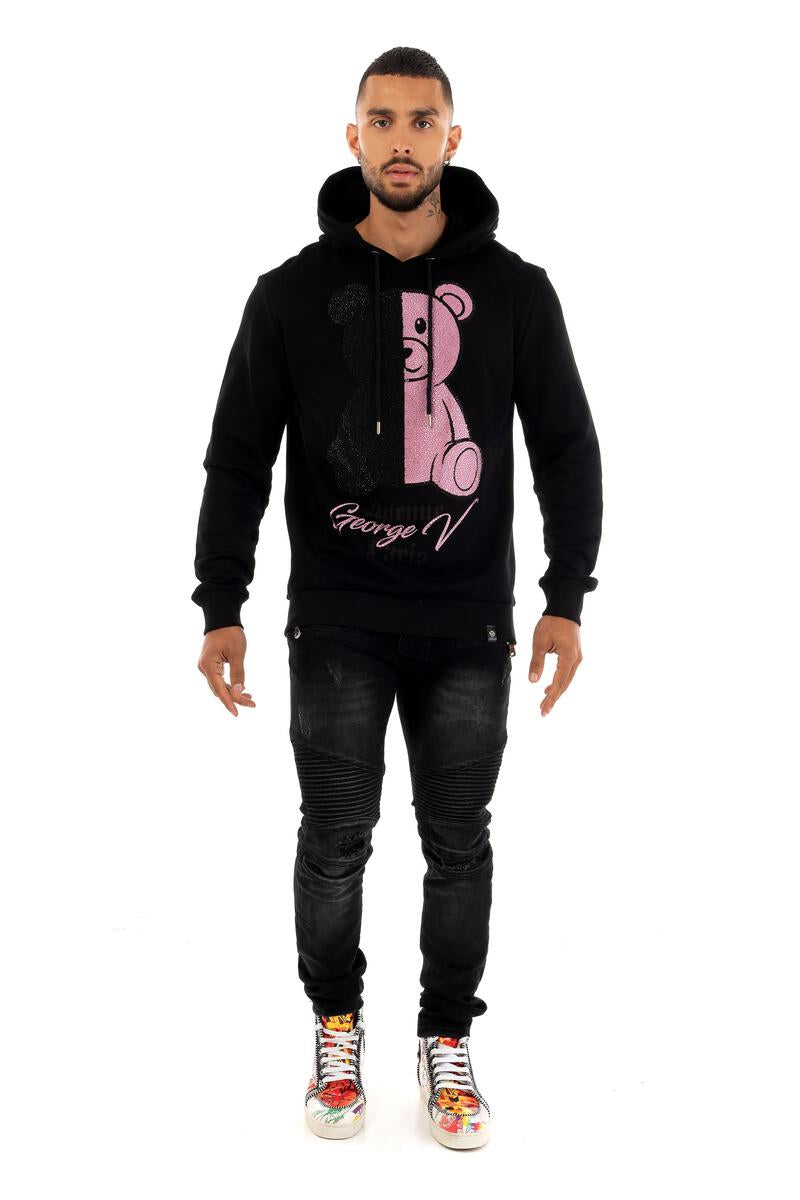 George V Black/Pink Hoodie