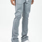 Rebel Mind Gray Stacked Sweat Pant