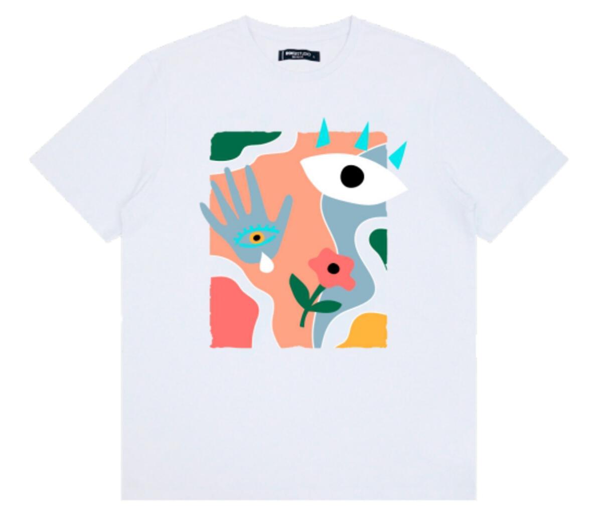 Hamza Art White Shirt