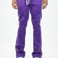 Rebel Mind Purple Stacked Sweat Pant