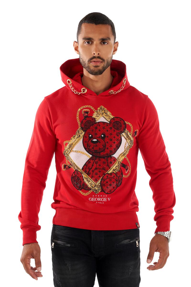 George V Red Hoodie