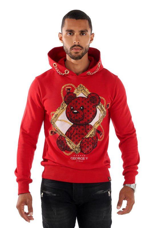George V Red Hoodie