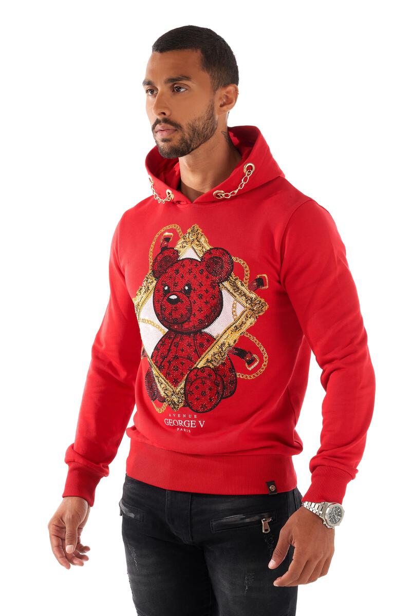 George V Red Hoodie