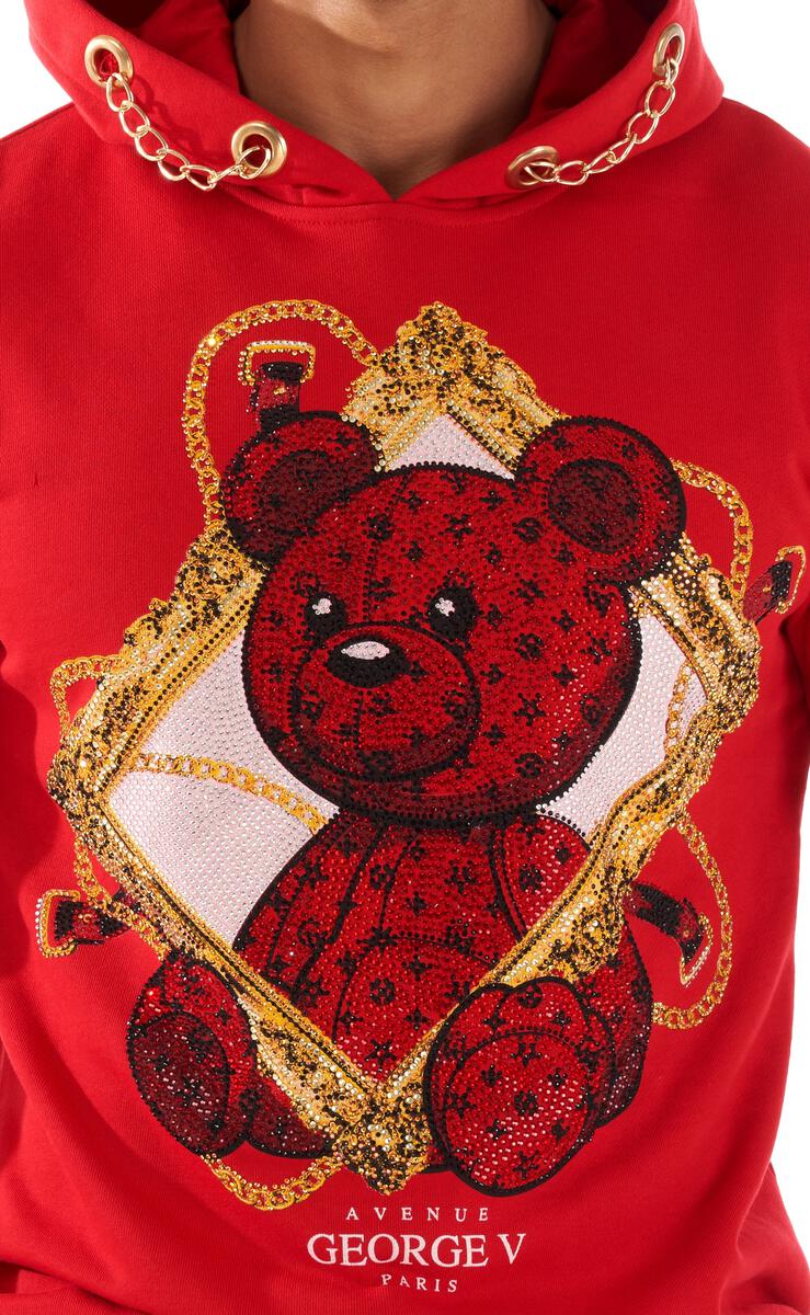 George V Red Hoodie