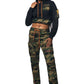Red Fox Chenille Cropped Fleece hoodie