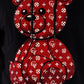 George V BLACK / RED CRYSTALS SET