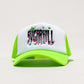 APOCALYPSE TRUCKER HAT (NEON GREEN/WHITE)