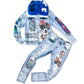 Fashion Denim Jacket W/ Detachable Fur