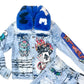 Fashion Denim Jacket W/ Detachable Fur