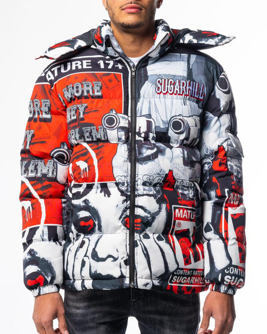 Money + Power R&B Puffer Jacket