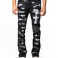 BLACK SCAB STACKED DENIM JEANS