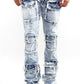 Cargo Pocket Stack Jeans Destroy Wash