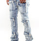 Cargo Pocket Stack Jeans Destroy Wash