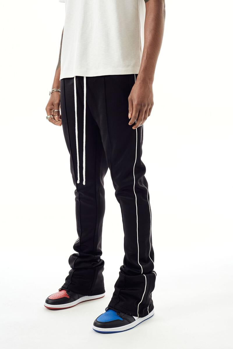 Stacked Track Pants