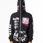 BLACK REVENGE FULL ZIP HOODIE