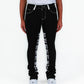 "AGAINST ALL ODDS" BLACK FLARE STACK DENIM
