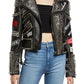 AZALEA WANG Patch Spike Moto Jacket