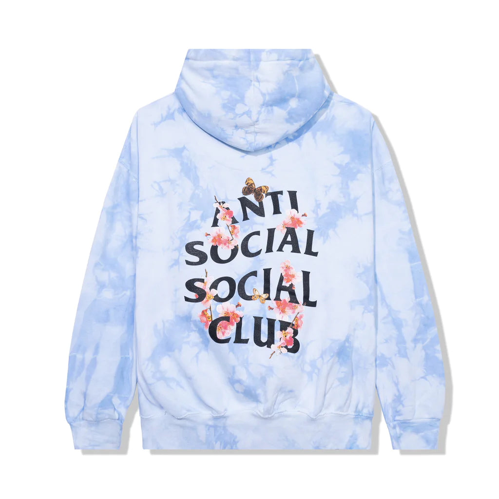 Antisocial Never Dies Blue Tie Dye Hoodie