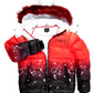 KIDS CURRY 2.0 PUFFER JACKET- RED/BLACK