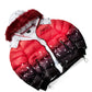 RED CURRY OMBRE PUFFER JACKET