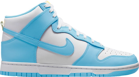 Nike Dunk High Retro "Blue Chill/White/Amarillo"