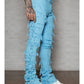 BLUE STACKED JEANS