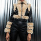 Azalea Biker Jacket with Fur